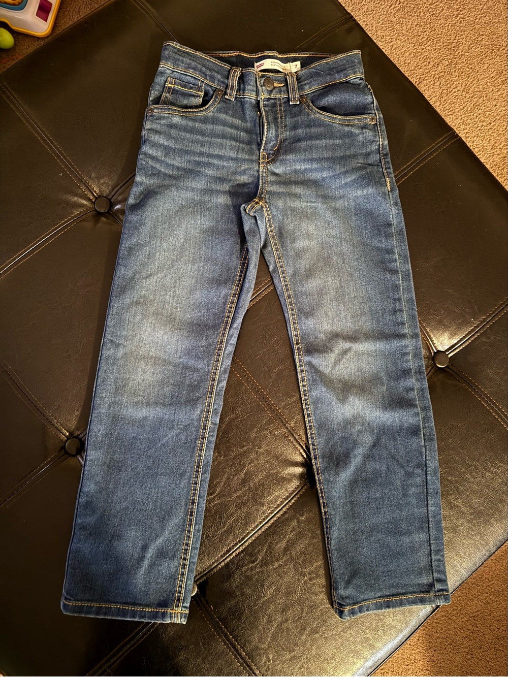 Levi's Boys Straight Fit Blue Denim Jeans